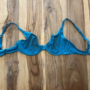 Teal Sheer Bra